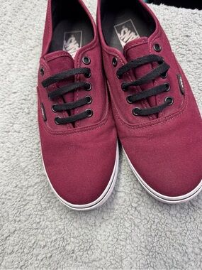 Vans Black Canvas Slip-On Flats with Gum Sole
